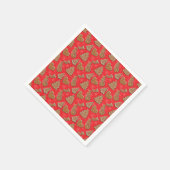 クリスマスホリデークッキー スタンダードカクテルナプキン (角)