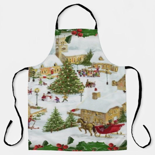 クリスマスホリデークラシック エプロン (正面)