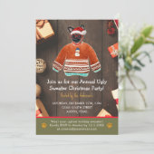クリスマスホリデーグリフォンドグッドシーセーターパーティー 招待状 (スタンド正面)