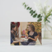 クリスマスホリデーグリーティングフォトポストカード シーズンポストカード (スタンド正面)