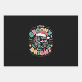 クリスマスホリデーグルービーステイグルービーアンドブライト ラッピングペーパーシート (正面)