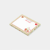 クリスマスホリデーココアとクッキーのグリーンポストイット ポストイット (アングル)