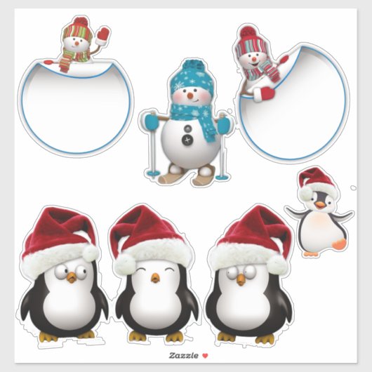 クリスマスホリデーコレクション シール (シート)