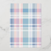 クリスマスホリデーコーヒーミングルパーティー 箔招待状 (裏面)