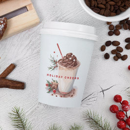 クリスマスホリデーコーヒーミングルパーティー 紙コップ