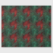 クリスマスホリデーゴシックグランジ体 ラッピングペーパー (フラット)