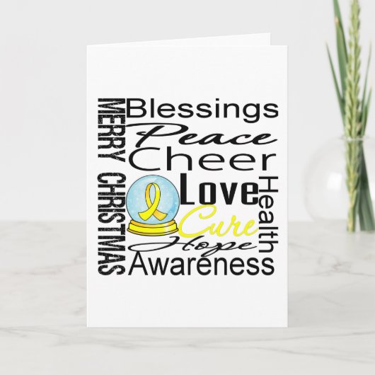 クリスマスホリデーサルコマコラージュ シーズンカード (正面)