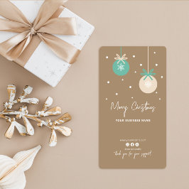 クリスマスホリデーサンキューボックスシールステッカー ラベル