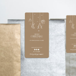 クリスマスホリデーサンキューボックスシールステッカー ラベル