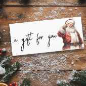 クリスマスホリデーサンタウォーターカラー