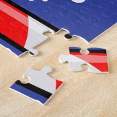 クリスマスホリデーサンタスロススロートマスパズル ジグソーパズル (側面)