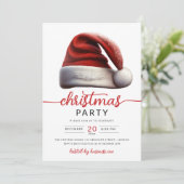クリスマスホリデーサンタズハットカンパニークリスマス 招待状 (スタンド正面)