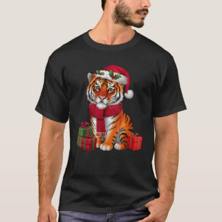 クリスマスホリデーサンタベンガルタイガークリスマス Tシャツ