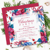 クリスマスホリデーシック企業のクリスマスパーティー 招待状