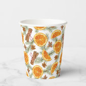 クリスマスホリデーシトラススパイス 紙コップ (裏面)