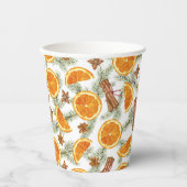 クリスマスホリデーシトラススパイス 紙コップ (正面)