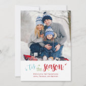 クリスマスホリデーシンプルシティザシーズンカワイイ シーズンカード (正面)