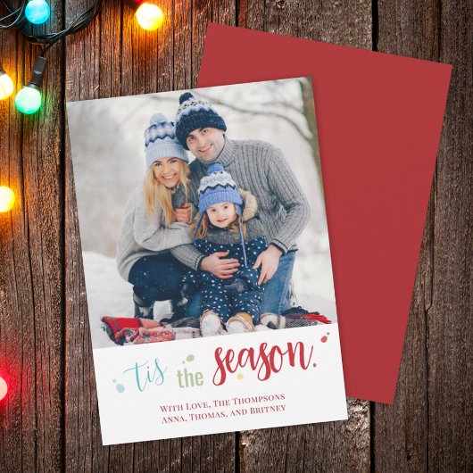 クリスマスホリデーシンプルシティザシーズンカワイイ シーズンカード