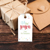 クリスマスホリデーシンプルフェスティバルティザシーズン ギフトタグ