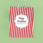 クリスマスホリデーシンプルフェスティバル ミディアムペーパーバッグ