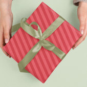 クリスマスホリデーシンプルリースレッドグリーングリーン ラッピングペーパーシート