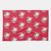 クリスマスホリデーシーズントリートキッチンタオル キッチンタオル (横)