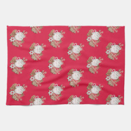 クリスマスホリデーシーズントリートキッチンタオル キッチンタオル