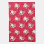 クリスマスホリデーシーズントリートキッチンタオル キッチンタオル (縦)