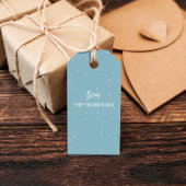 クリスマスホリデージョイかわいいタイポグラフィサンドドル ギフトタグ