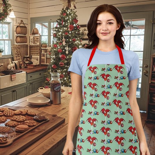 クリスマスホリデージョイドラゴン エプロン