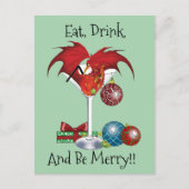 クリスマスホリデージョイドラゴン シーズンポストカード (正面)