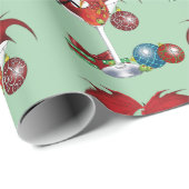 クリスマスホリデージョイドラゴン ラッピングペーパー (ロールコーナー)