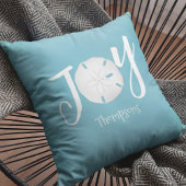 クリスマスホリデージョイビーチターコイズコースト クッション