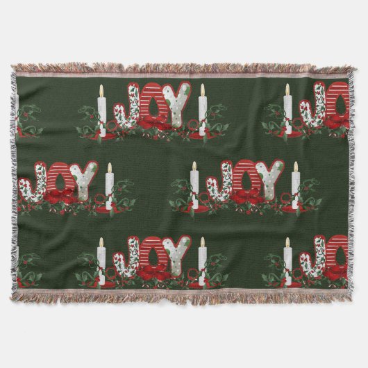 クリスマスホリデージョイ スローブランケット (正面)