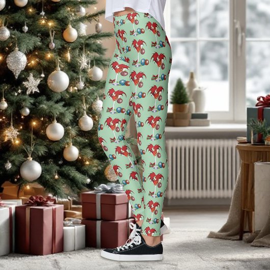 クリスマスホリデージョイ・ドラゴン レギンス