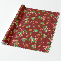 クリスマスホリデージョーラッピング紙