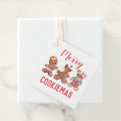 クリスマスホリデージンジャーブレッドクッキータグ フェイバータグ (インサイチュ)