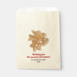 クリスマスホリデージンジャーブレッドクッキー交換 フェイバーバッグ