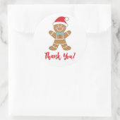 クリスマスホリデージンジャーブレッド ラウンドシール (バッグ)