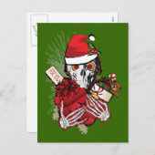 クリスマスホリデースカル シーズンポストカード (正面/裏面)