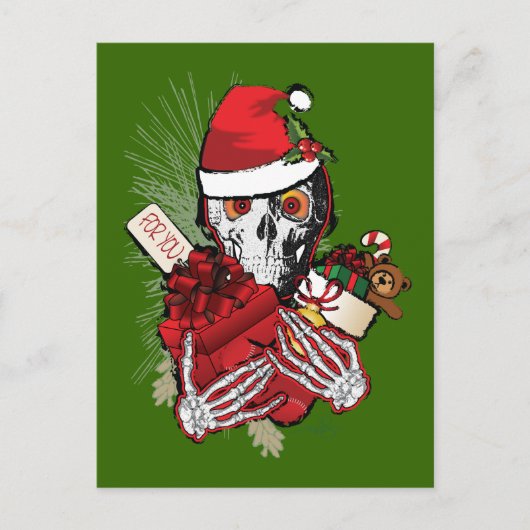 クリスマスホリデースカル シーズンポストカード (正面)