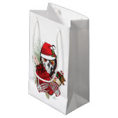 クリスマスホリデースカル スモールペーパーバッグ (正面アングル)