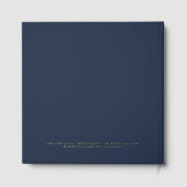 クリスマスホリデースターフォイルゲストブック ゲストブック (裏面)