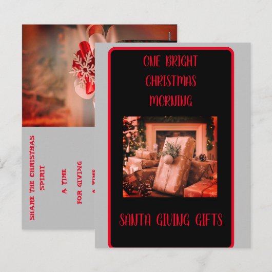 クリスマスホリデーストーリーポストカード シーズンポストカード (正面/裏面)
