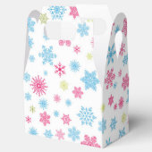 クリスマスホリデースノーフレークパターン フェイバーボックス (オープン)