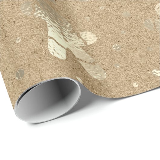 クリスマスホリデーズアイボリージンジャーブレッドマンクラフトジョイ ラッピングペーパー (ロールコーナー)