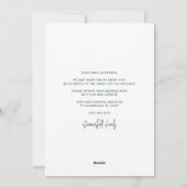 クリスマスホリデーズアドレスの変更パームツリー シーズンカード (裏面)