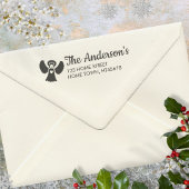 クリスマスホリデーズエンジェルネーム差出人住所 セルフインキングスタンプ