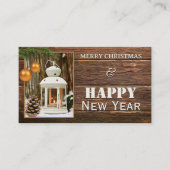 クリスマスホリデーズオフィスサンキュービジネスカード 名刺 (正面)