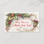 クリスマスホリデーズカンパニーサンキュービジネスカード 名刺 (正面)